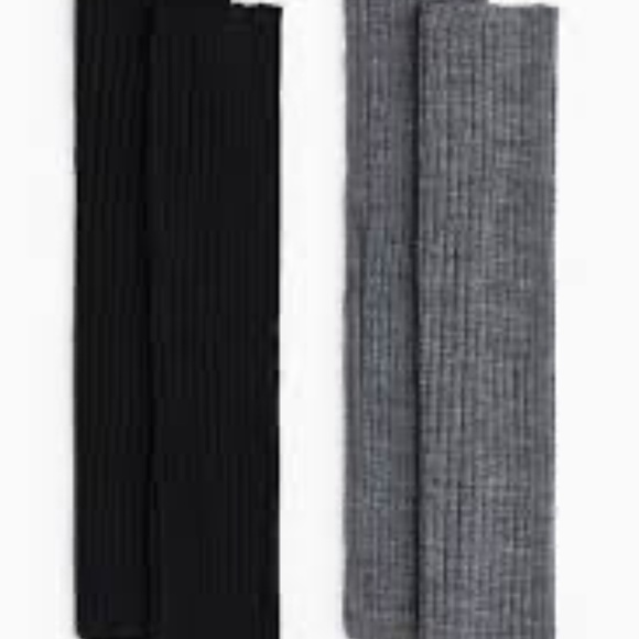 Set of 2 Grey and Black Leg Warmers from Target - EUC! - Picture 3 of 6